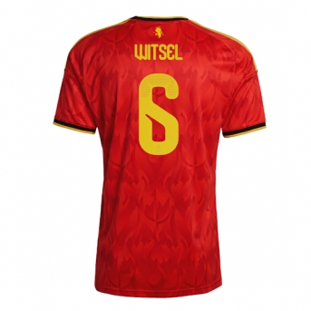 Billige Fotballdrakt Belgia Axel Witsel #6 Replika Hjemmedrakt VM 2026 Kortermet